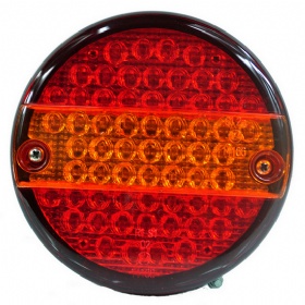LED Round Hamburger Rear Trailer Lamp